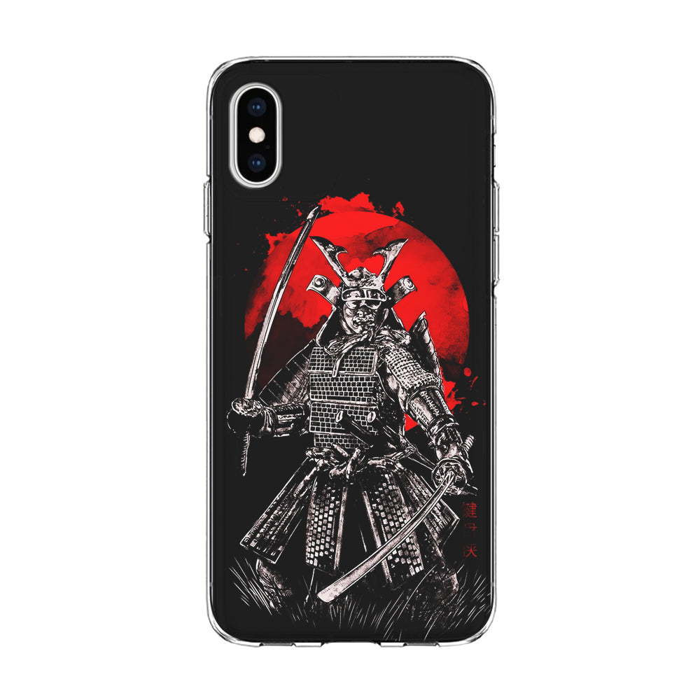 Samurai Two Swords iPhone Xs Case-Phone Case-Clear Soft Case-Altracase