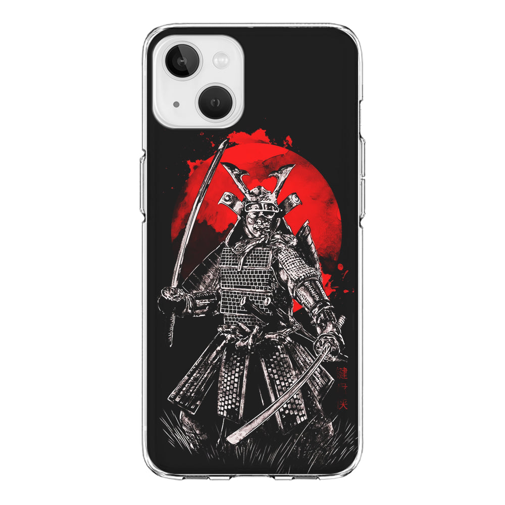 Samurai Two Swords iPhone 13 Mini Case-Phone Case-Clear Soft Case-Altracase