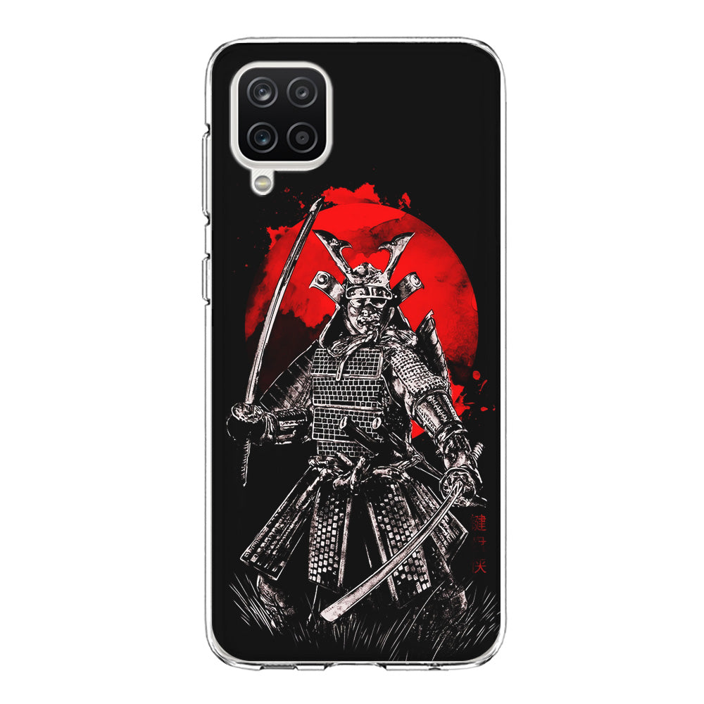 Samurai Two Sword Samsung Galaxy A12 Case-Phone Case-Clear Soft Case-Altracase