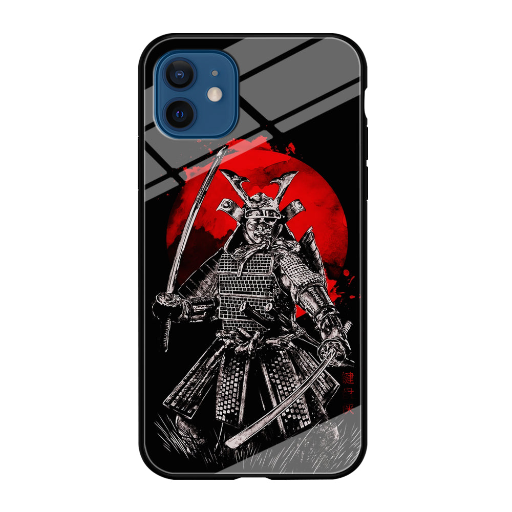 Samurai Two Swords iPhone 12 Case-Phone Case-Tempered Glass Case-Altracase