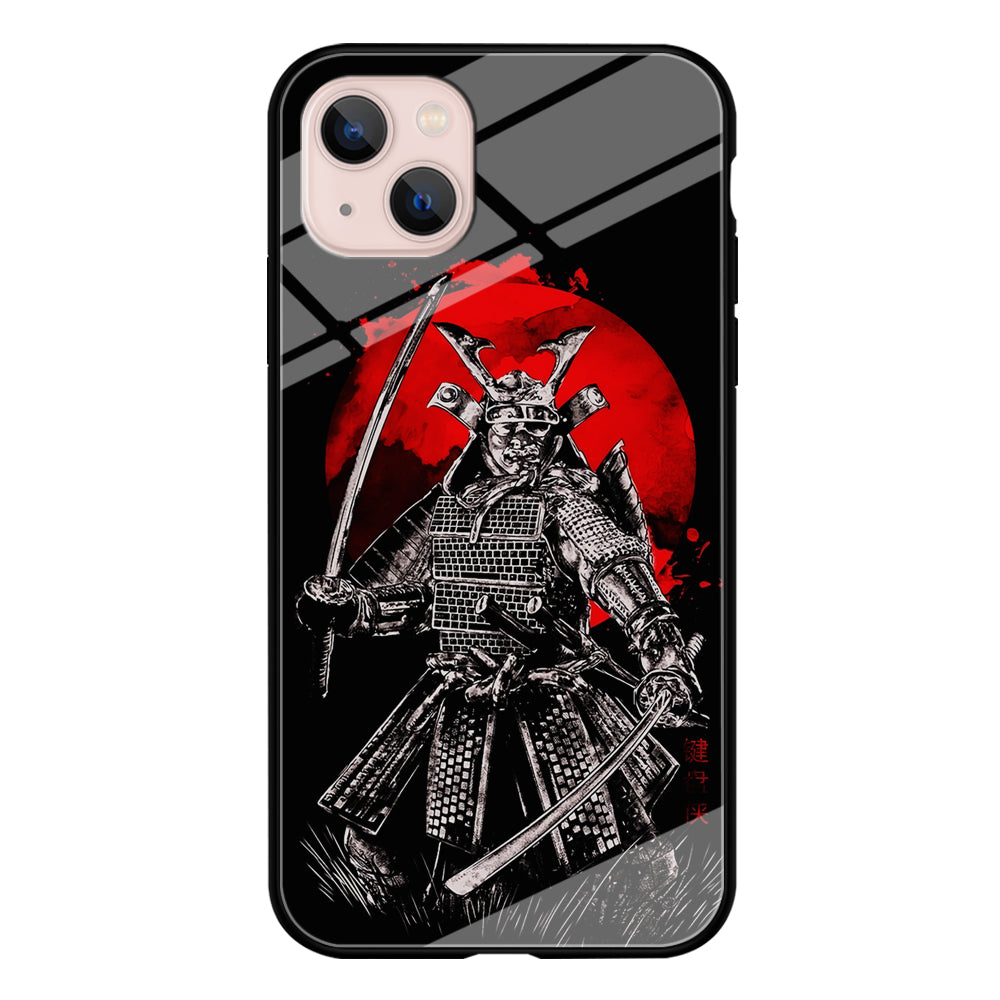 Samurai Two Swords iPhone 13 Mini Case-Phone Case-Tempered Glass Case-Altracase