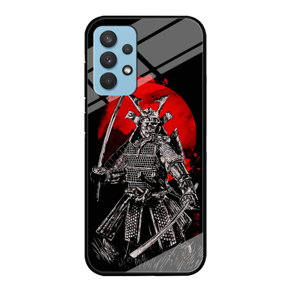 Samurai Two Swords Samsung Galaxy A32 Case-Phone Case-Tempered Glass Case-Altracase