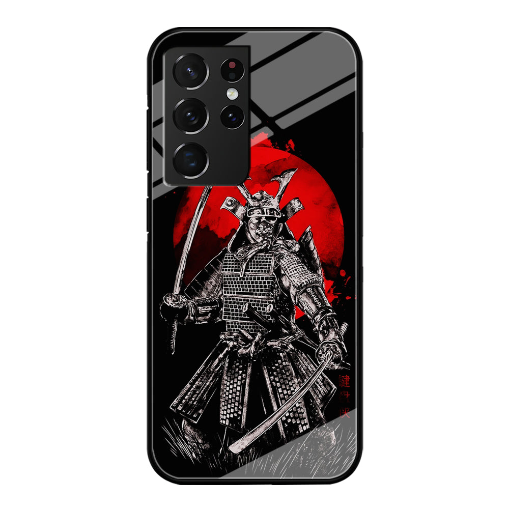Samurai Two Swords Samsung Galaxy S22 Ultra Case-Phone Case-Tempered Glass Case-Altracase