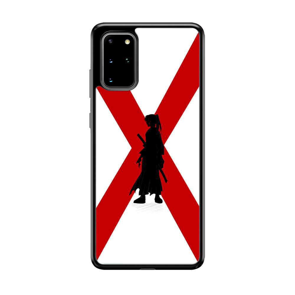 Samurai X Kenshin Silhouette Samsung Galaxy S20 Plus Case-Phone Case-Tempered Glass Case-Altracase