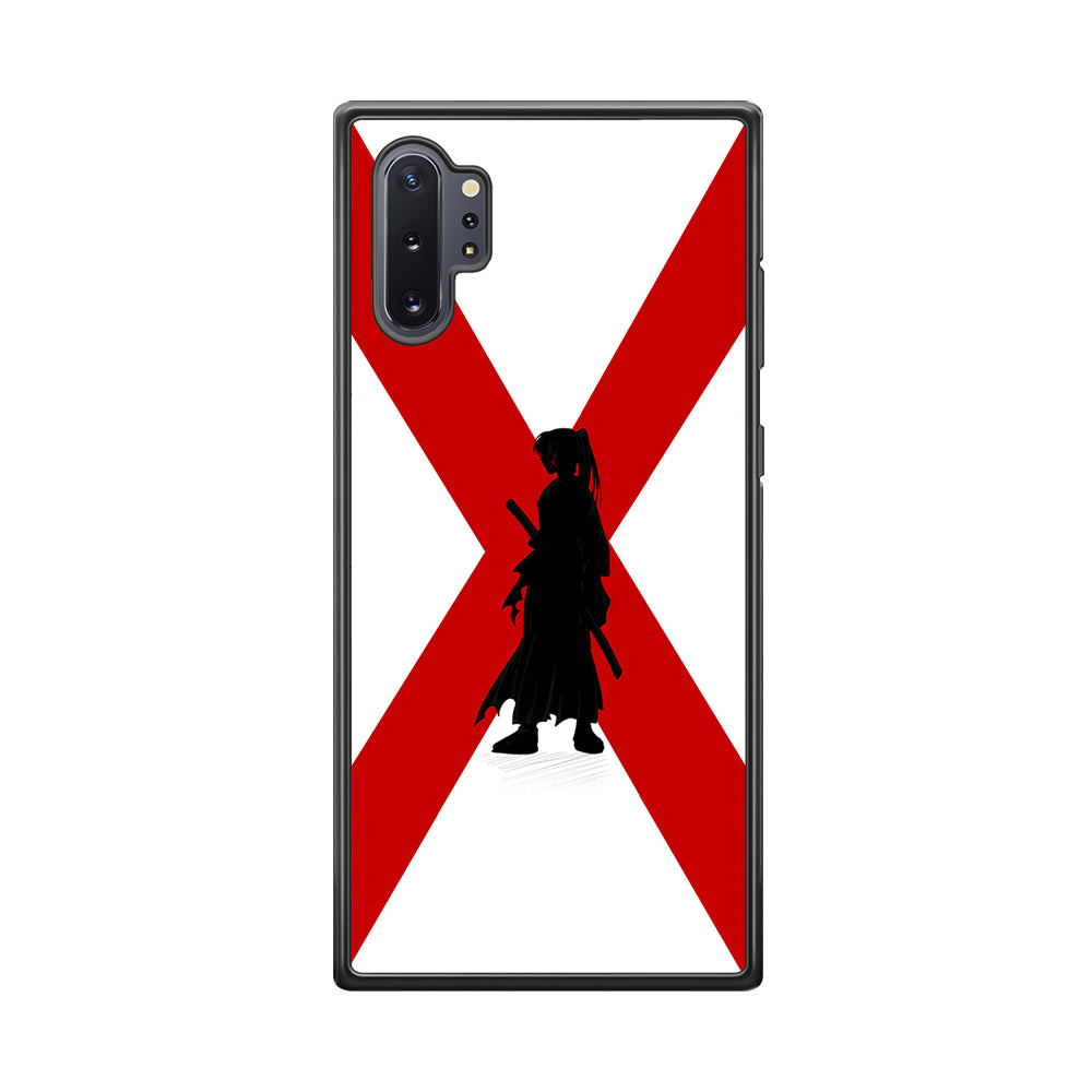 Samurai X Kenshin Silhouette Samsung Galaxy Note 10 Plus Case-Phone Case-Tempered Glass Case-Altracase