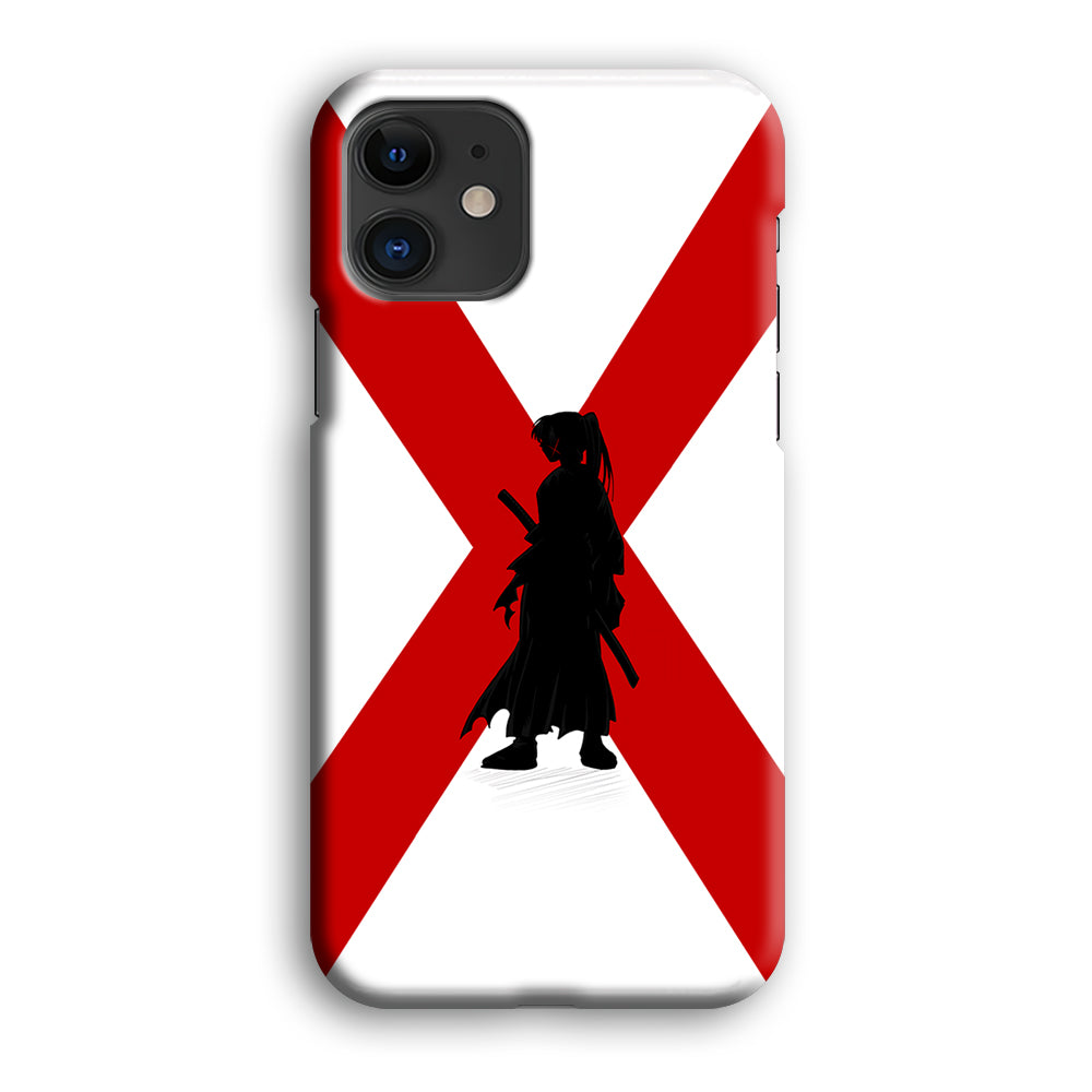 Samurai X Kenshin Silhouette iPhone 12 Mini Case-Phone Case-3D Case-Altracase