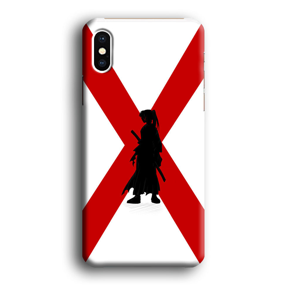 Samurai X Kenshin Silhouette iPhone Xs Case-Phone Case-3D Case-Altracase