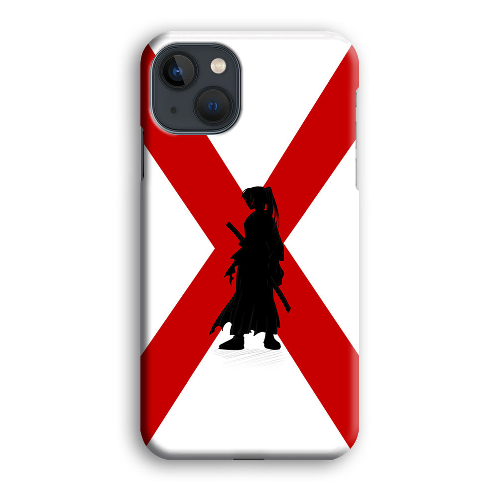 Samurai X Kenshin Silhouette iPhone 13 Mini Case-Phone Case-3D Case-Altracase
