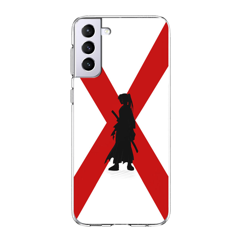 Samurai X Kenshin Silhouette Samsung Galaxy S22 Case-Phone Case-Clear Soft Case-Altracase