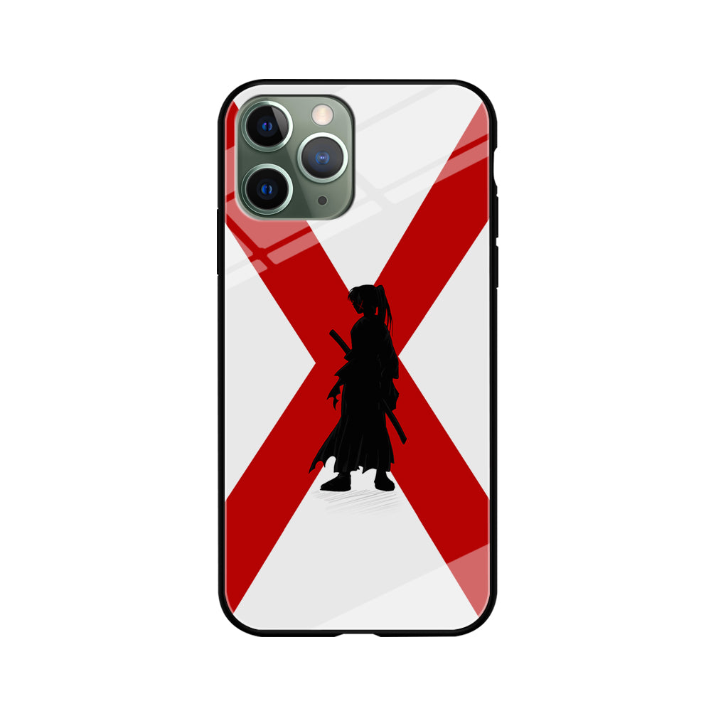Samurai X Kenshin Silhouette iPhone 11 Pro Max Case-Phone Case-Tempered Glass Case-Altracase