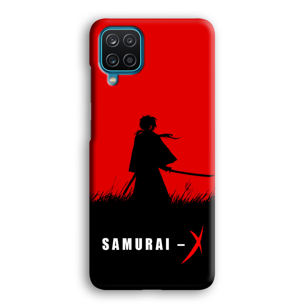 Samurai X Silhouette Poster Samsung Galaxy A12 Case-Phone Case-3D Case-Altracase
