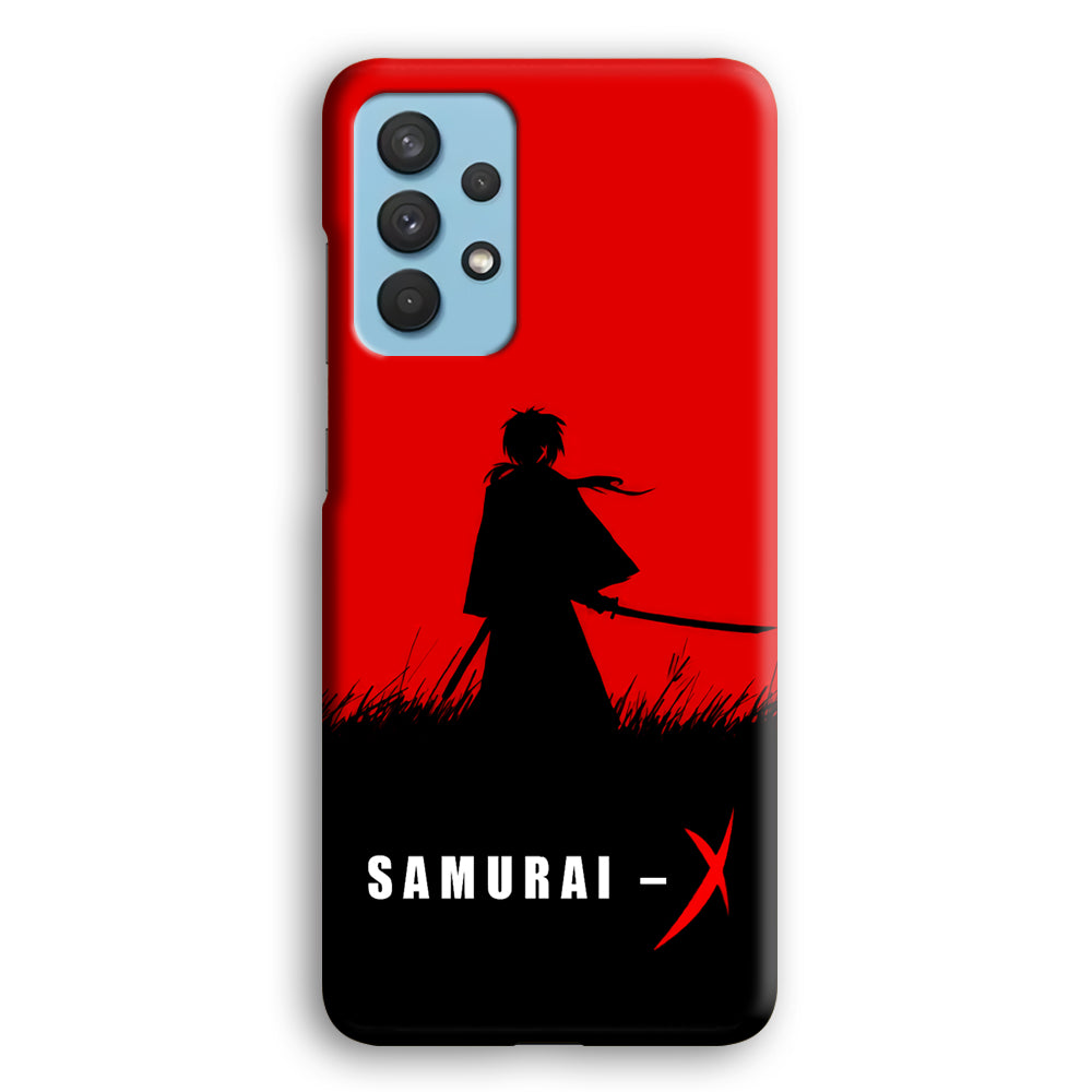 Samurai X Silhouette Poster Samsung Galaxy A32 Case-Phone Case-3D Case-Altracase
