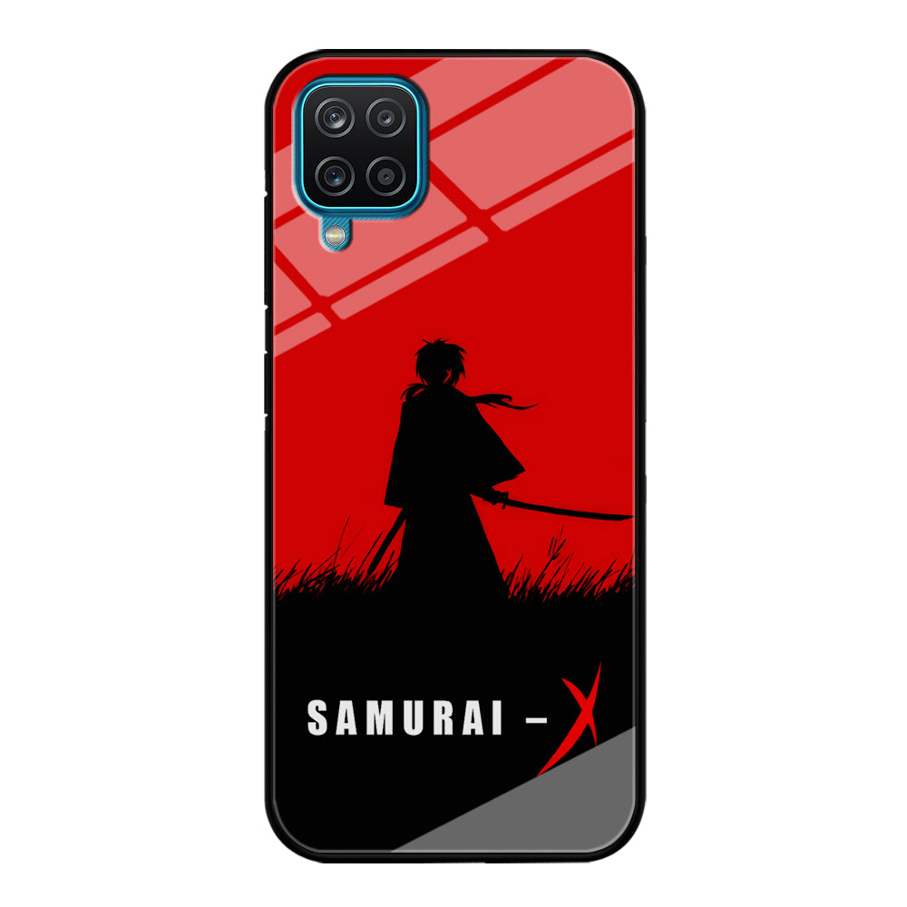 Samurai X Silhouette Poster Samsung Galaxy A12 Case-Phone Case-Tempered Glass Case-Altracase
