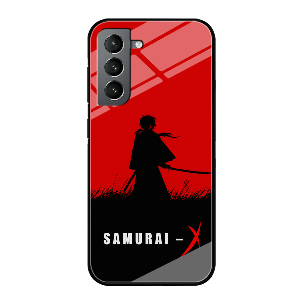Samurai X Silhouette Poster Samsung Galaxy S24 Case-Phone Case-Tempered Glass Case-Altracase