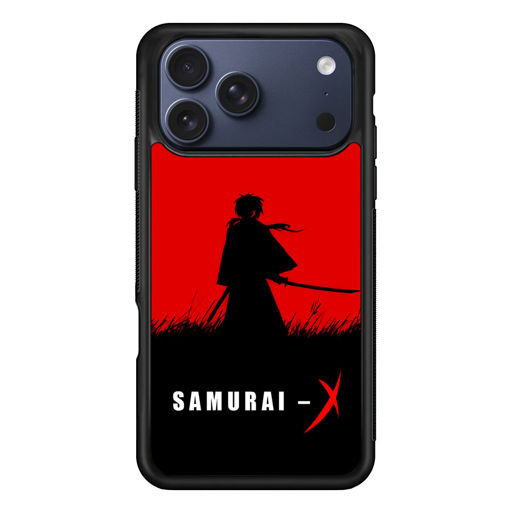 Samurai X Silhouette Poster iPhone 17 Pro Case - Altracase