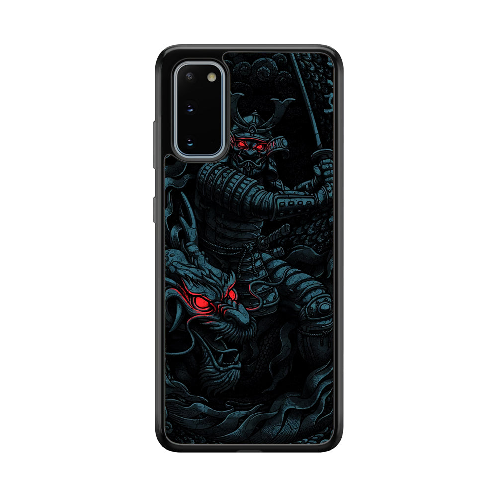 Samurai and Dragon Samsung Galaxy S20 Case-Phone Case-Tempered Glass Case-Altracase