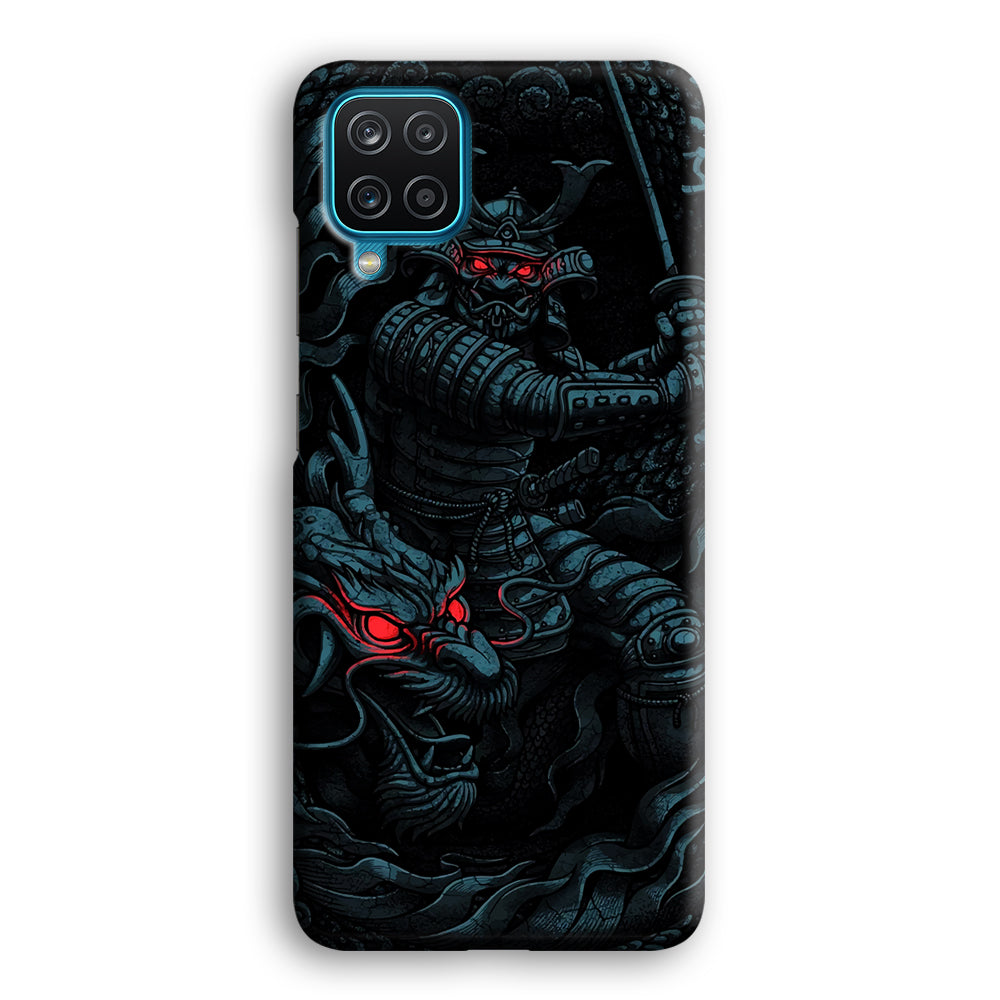 Samurai and Dragon Samsung Galaxy A12 Case-Phone Case-3D Case-Altracase
