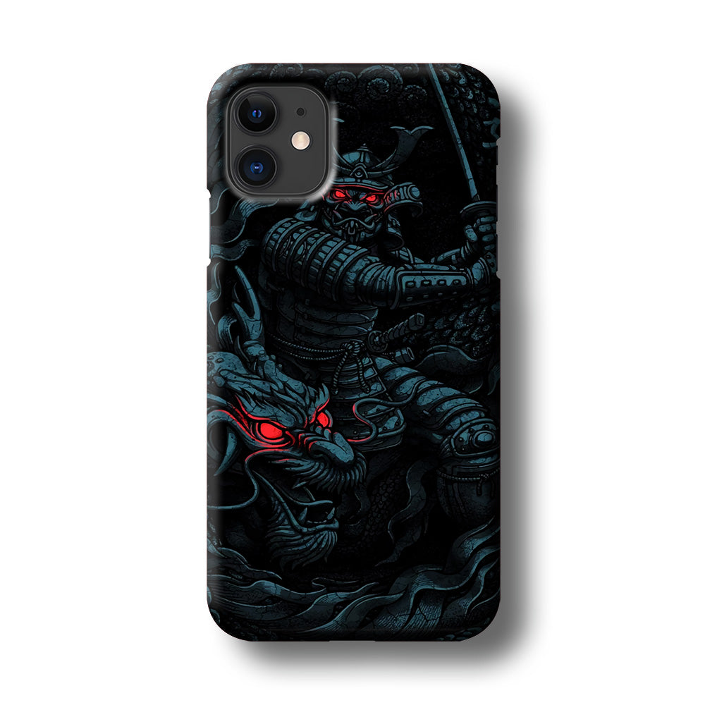 Samurai and Dragon iPhone 11 Case-Phone Case-3D Case-Altracase