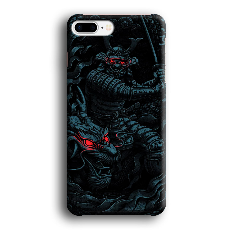 Samurai and Dragon iPhone 8 Plus Case-Phone Case-3D Case-Altracase