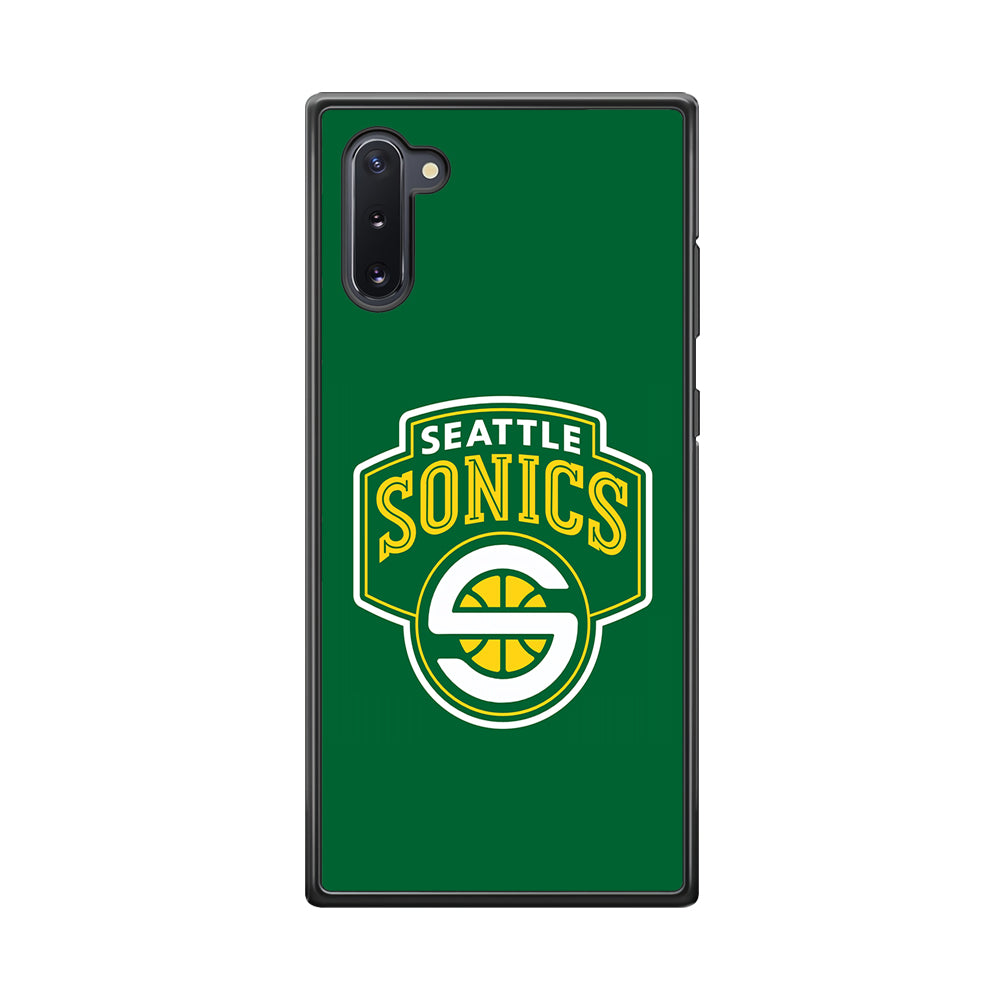 Seattle SuperSonics Logo Samsung Galaxy Note 10 Case-Phone Case-Tempered Glass Case-Altracase