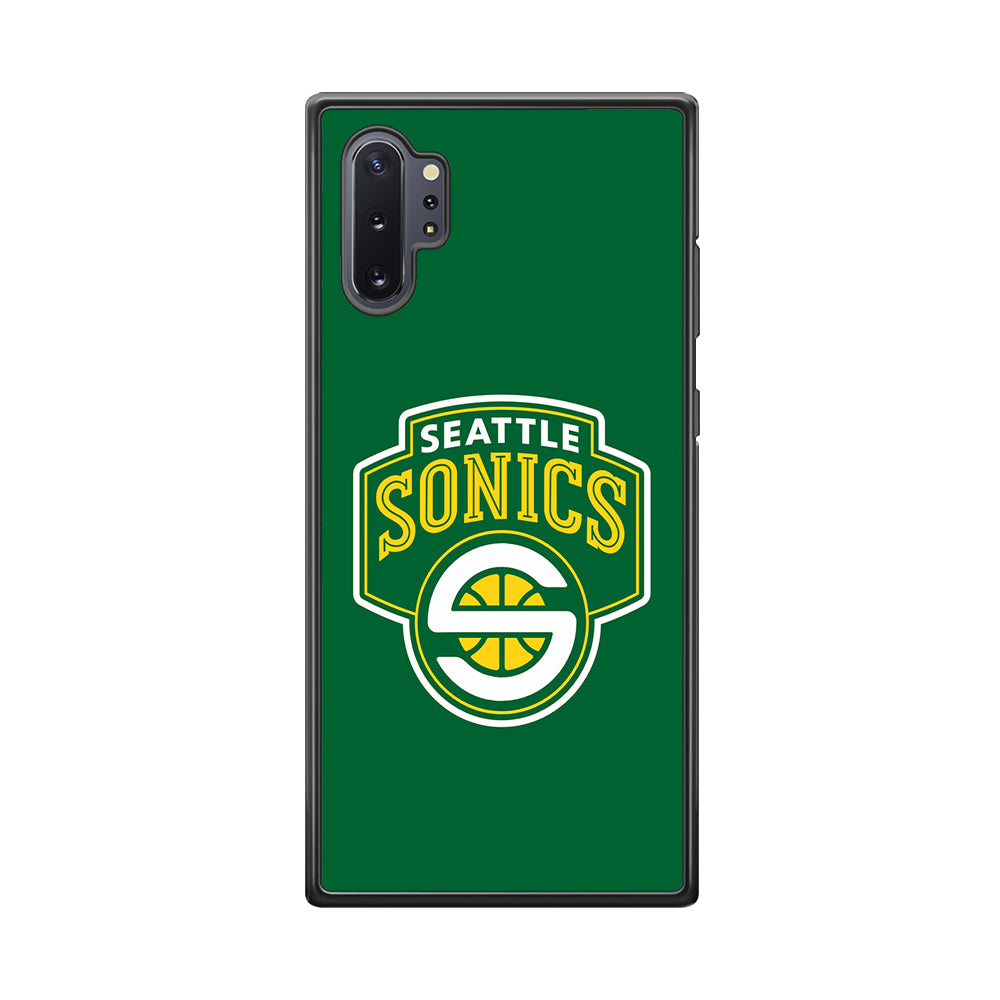 Seattle SuperSonics Logo Samsung Galaxy Note 10 Plus Case-Phone Case-Tempered Glass Case-Altracase