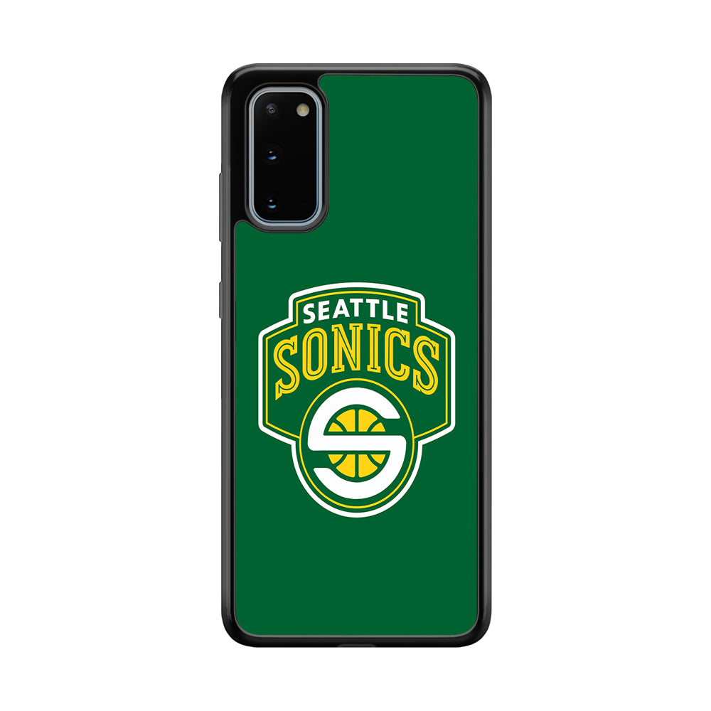 Seattle SuperSonics Logo Samsung Galaxy S20 Case-Phone Case-Tempered Glass Case-Altracase