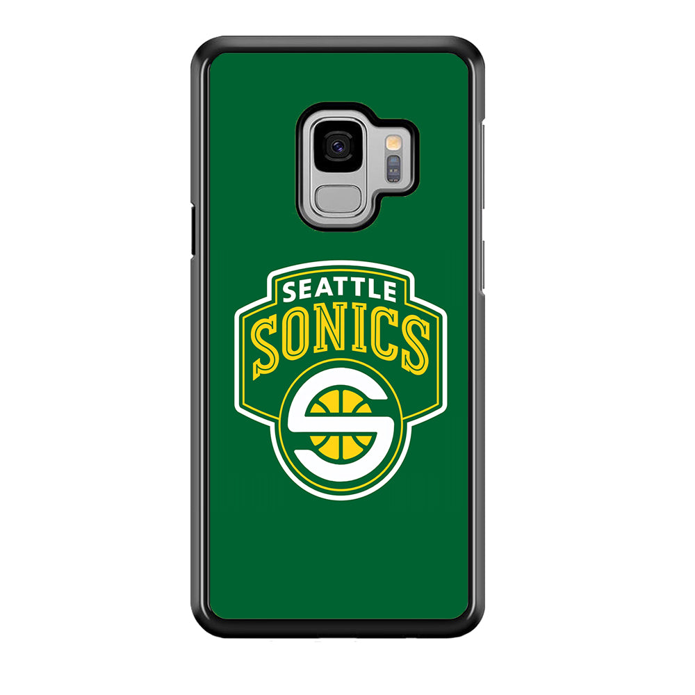 Seattle SuperSonics Logo Samsung Galaxy S9 Case-Phone Case-Tempered Glass Case-Altracase