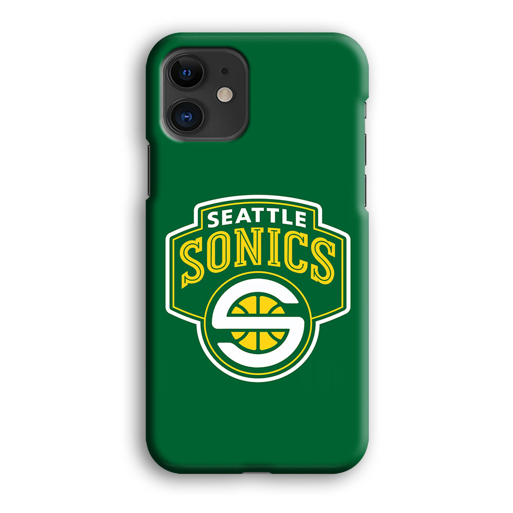 Seattle SuperSonics Logo iPhone 12 Mini Case-Phone Case-3D Case-Altracase