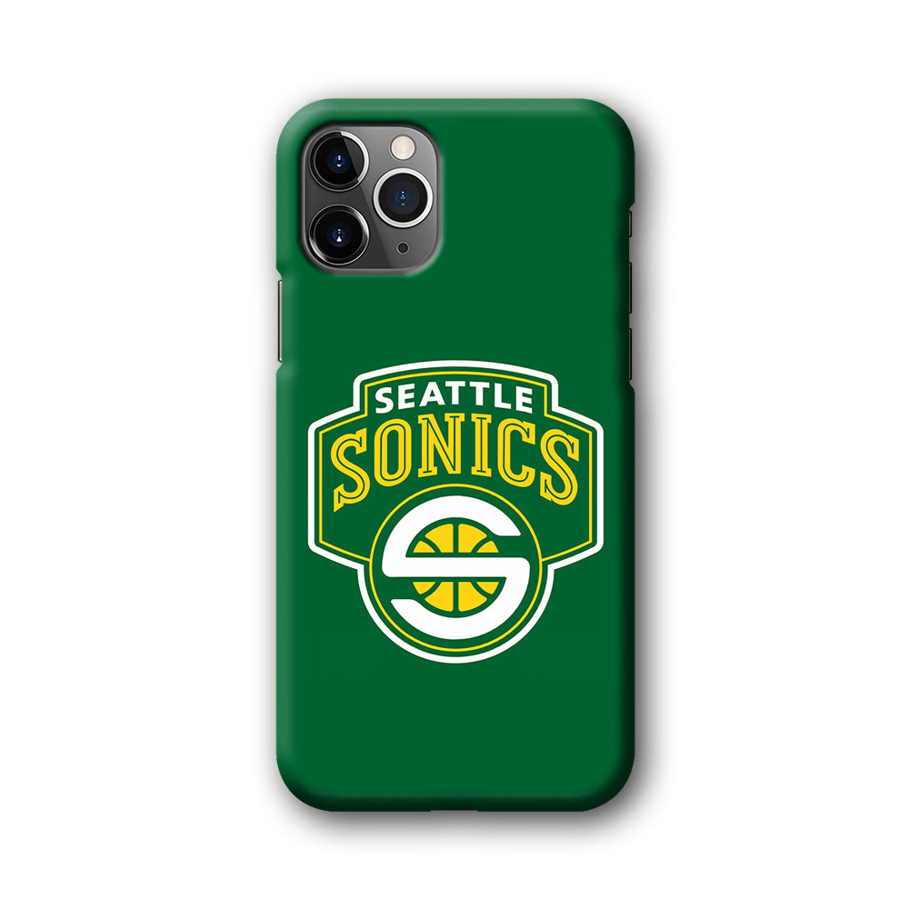 Seattle SuperSonics Logo iPhone 11 Pro Max Case-Phone Case-3D Case-Altracase