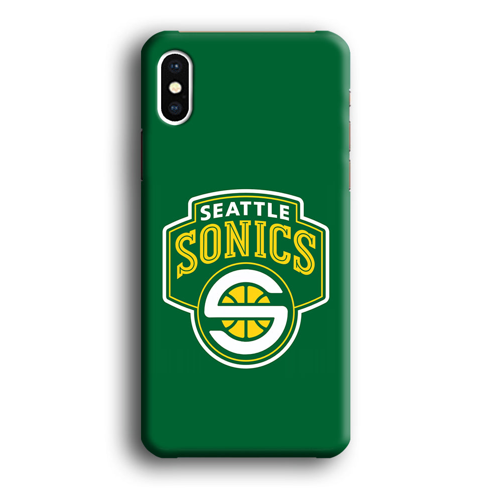 Seattle SuperSonics Logo iPhone Xs Case-Phone Case-3D Case-Altracase