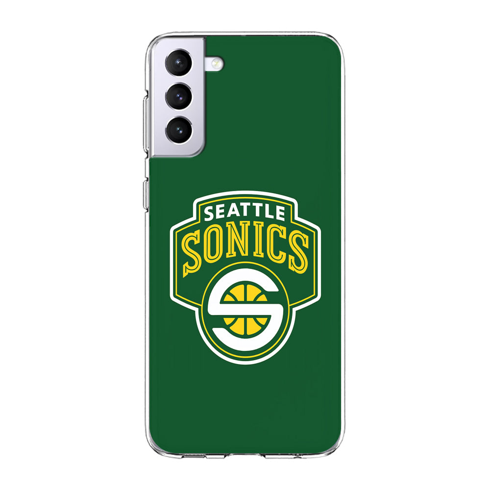 Seattle SuperSonics Logo Samsung Galaxy S23 Case-Phone Case-Clear Soft Case-Altracase