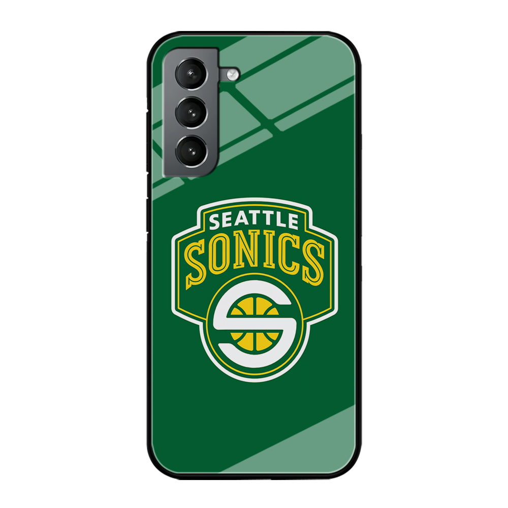 Seattle SuperSonics Logo Samsung Galaxy S24 Case-Phone Case-Tempered Glass Case-Altracase