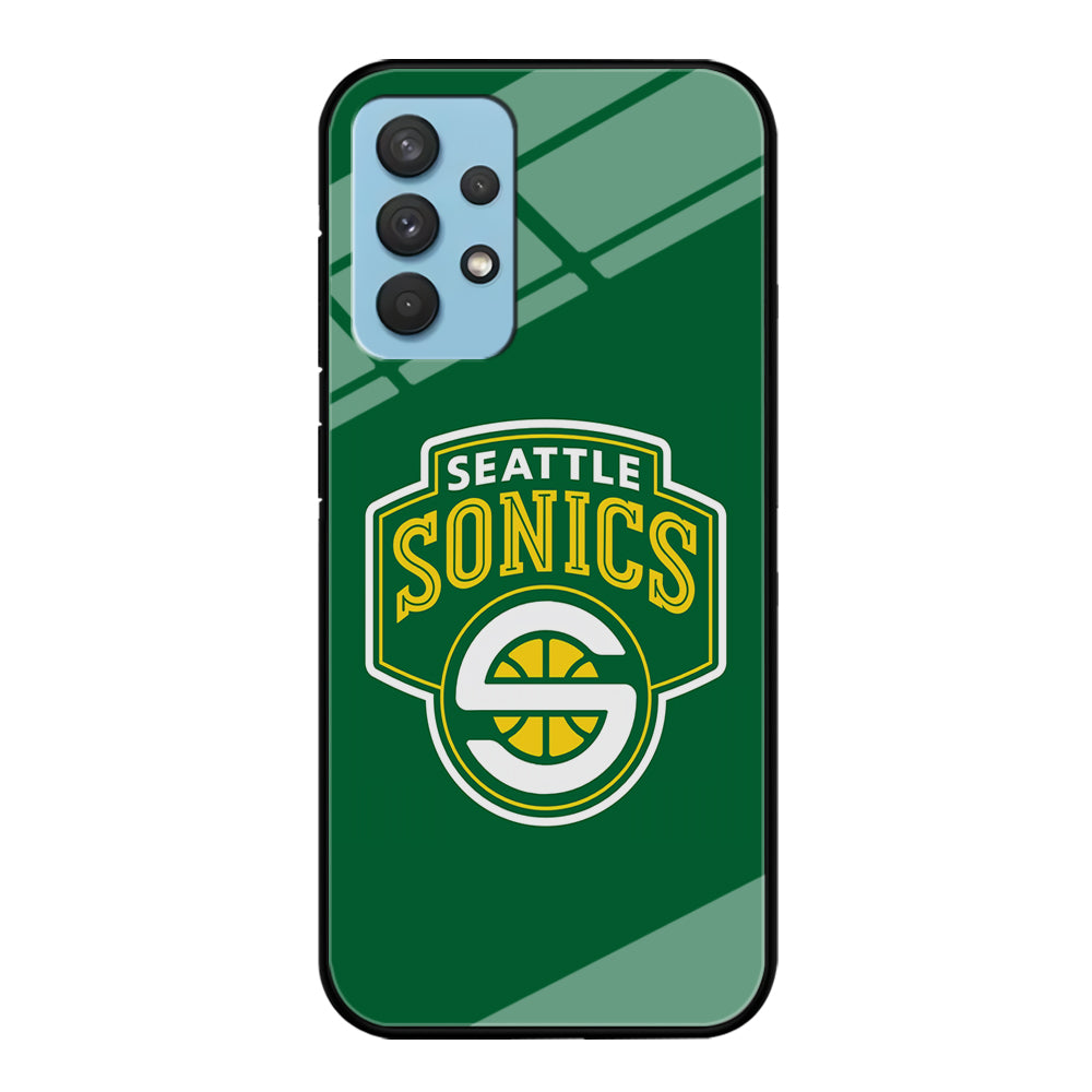 Seattle SuperSonics Logo Samsung Galaxy A32 Case-Phone Case-Tempered Glass Case-Altracase