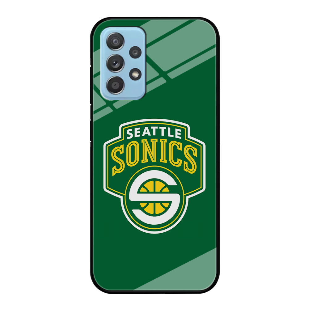 Seattle SuperSonics Logo Samsung Galaxy A52 Case-Phone Case-Tempered Glass Case-Altracase