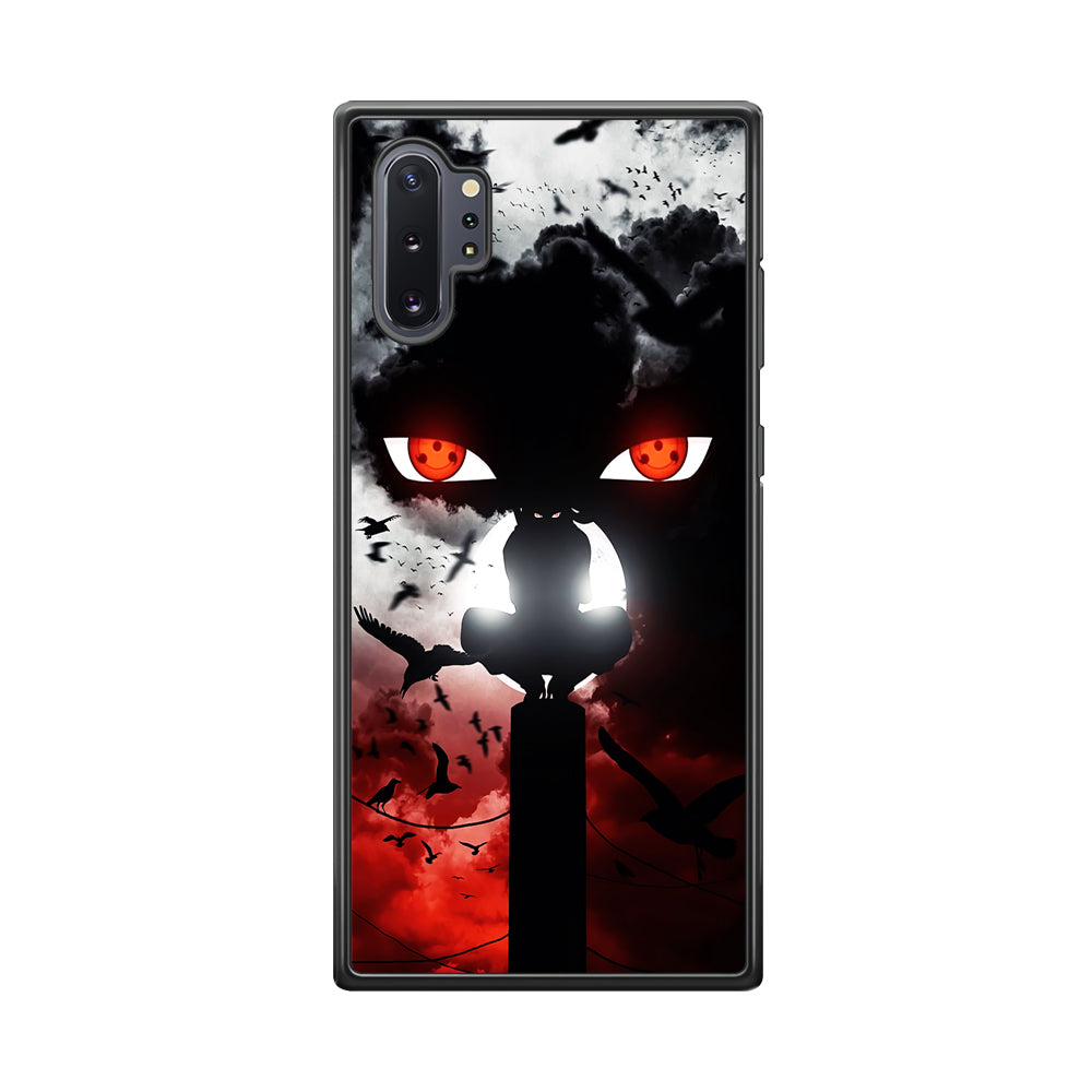 Sharingan Itachi Uchiha Samsung Galaxy Note 10 Plus Case-Phone Case-Tempered Glass Case-Altracase