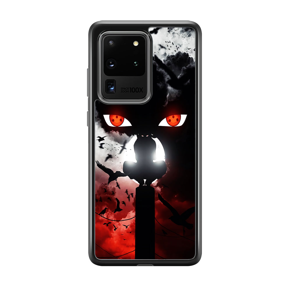 Sharingan Itachi Uchiha Samsung Galaxy S20 Ultra Case-Phone Case-Tempered Glass Case-Altracase