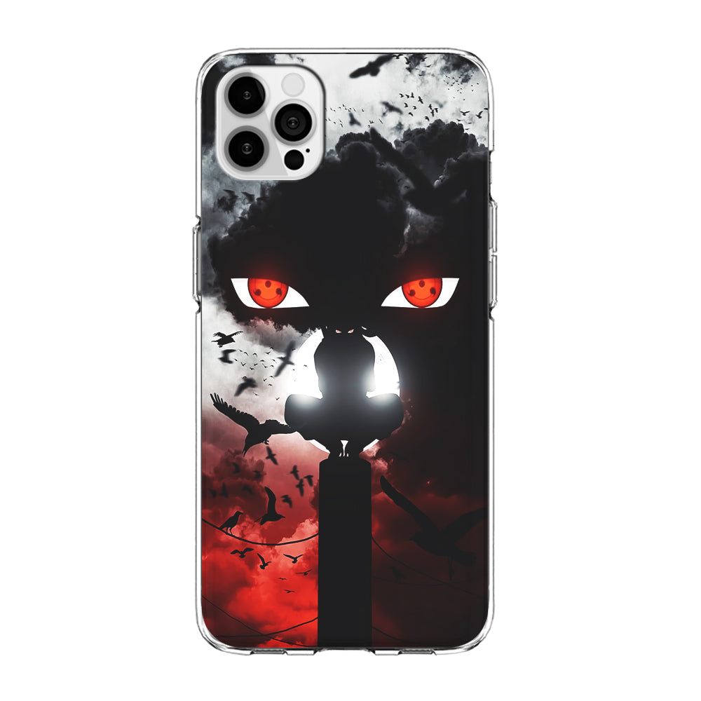 Sharingan Itachi Uchiha iPhone 13 Pro Case-Phone Case-Clear Soft Case-Altracase