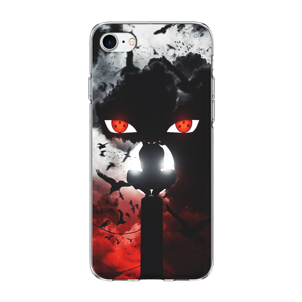 Sharingan Itachi Uchiha iPhone SE 3 2022 Case-Phone Case-Clear Soft Case-Altracase