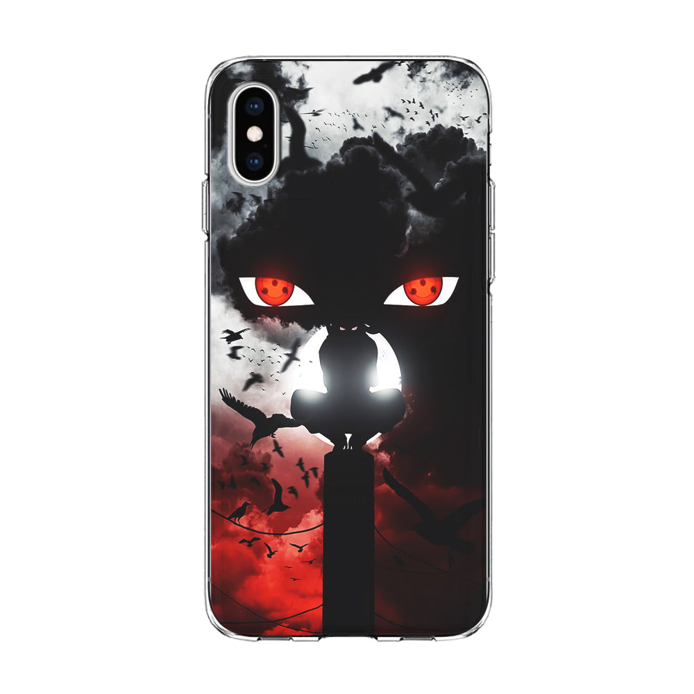 Sharingan Itachi Uchiha iPhone Xs Case-Phone Case-Clear Soft Case-Altracase