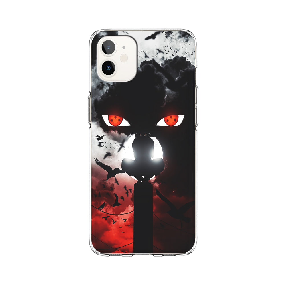 Sharingan Itachi Uchiha iPhone 12 Case-Phone Case-Clear Soft Case-Altracase