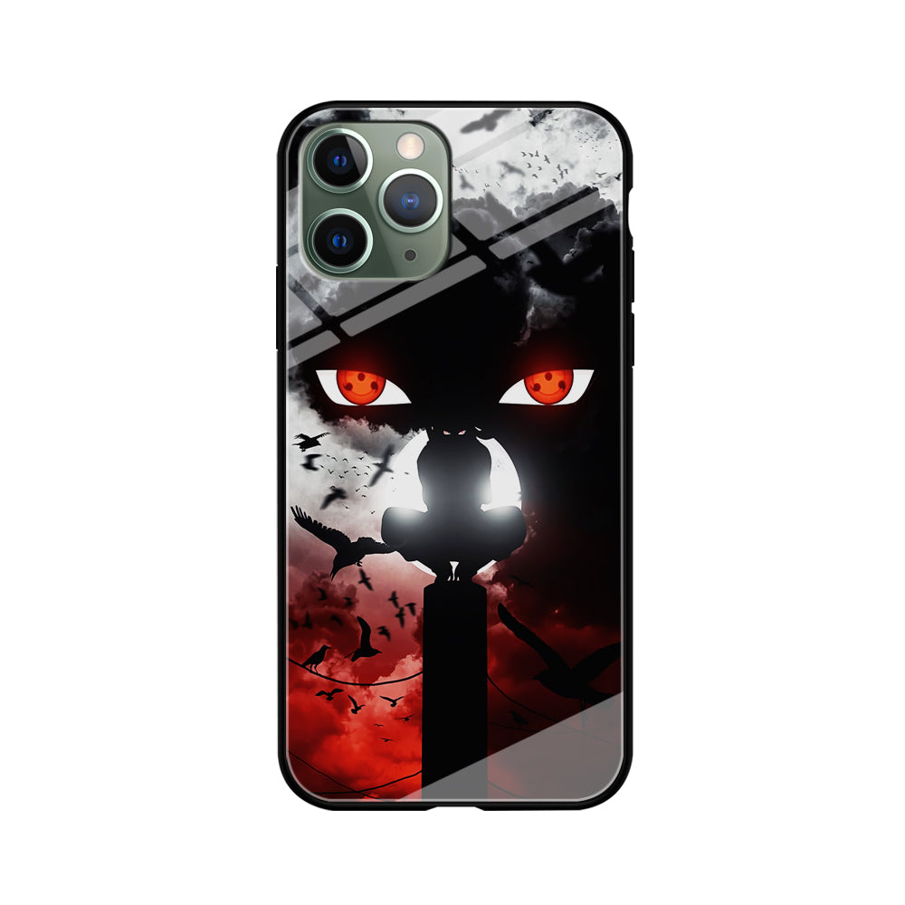 Sharingan Itachi Uchiha iPhone 11 Pro Max Case-Phone Case-Tempered Glass Case-Altracase
