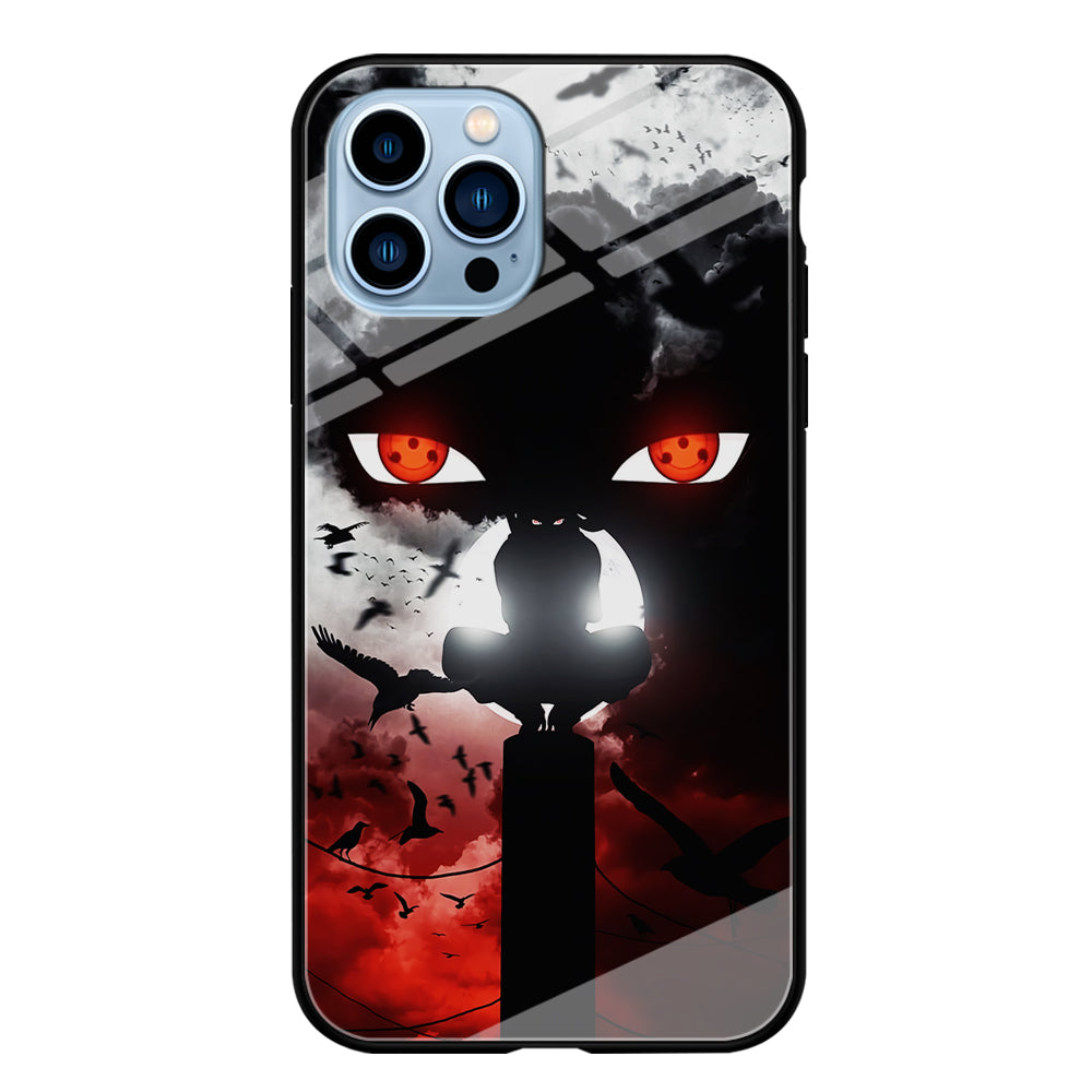 Sharingan Itachi Uchiha iPhone 15 Pro Case-Phone Case-Tempered Glass Case-Altracase