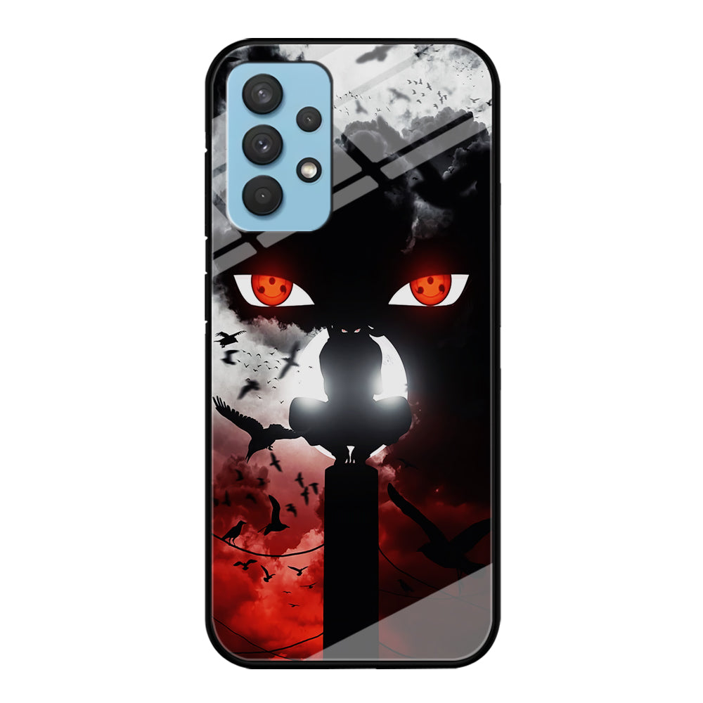 Sharingan Itachi Uchiha Samsung Galaxy A32 Case-Phone Case-Tempered Glass Case-Altracase