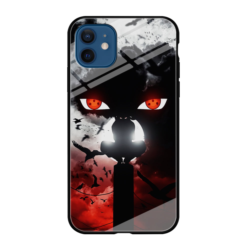 Sharingan Itachi Uchiha iPhone 12 Case-Phone Case-Tempered Glass Case-Altracase