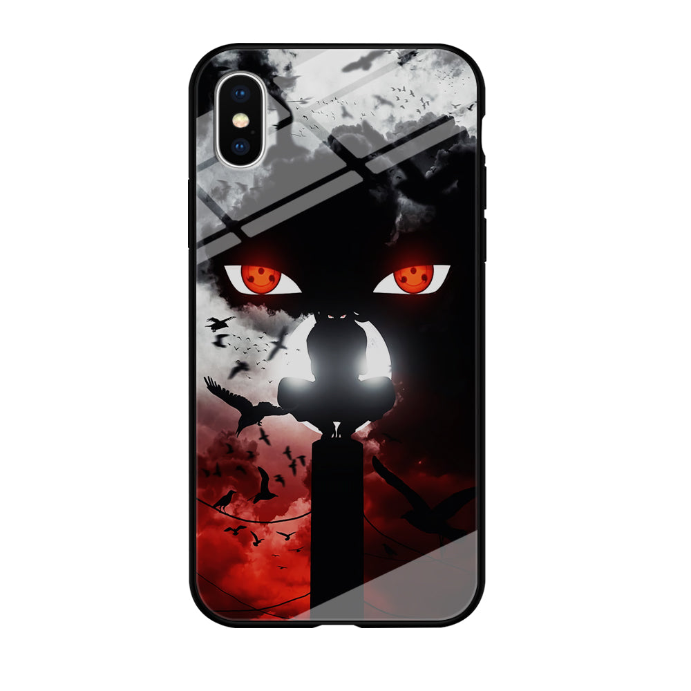 Sharingan Itachi Uchiha iPhone Xs Case-Phone Case-Tempered Glass Case-Altracase