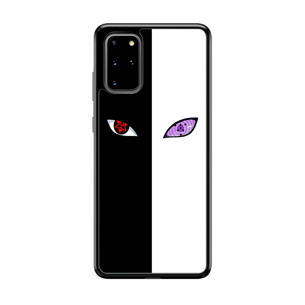 Sharingan Rinnegan Black White Samsung Galaxy S20 Plus Case-Phone Case-Tempered Glass Case-Altracase