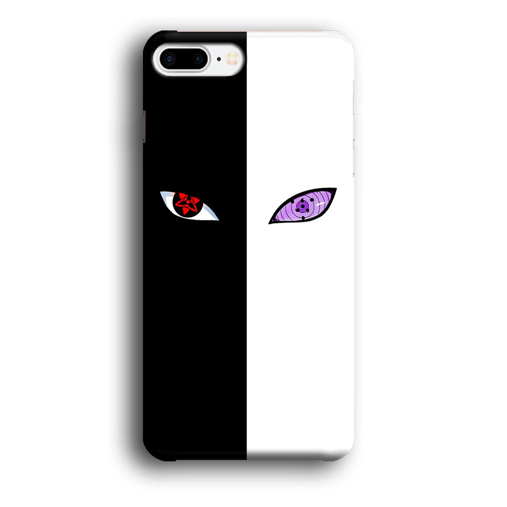 Sharingan Rinnegan Black White iPhone 8 Plus Case-Phone Case-3D Case-Altracase