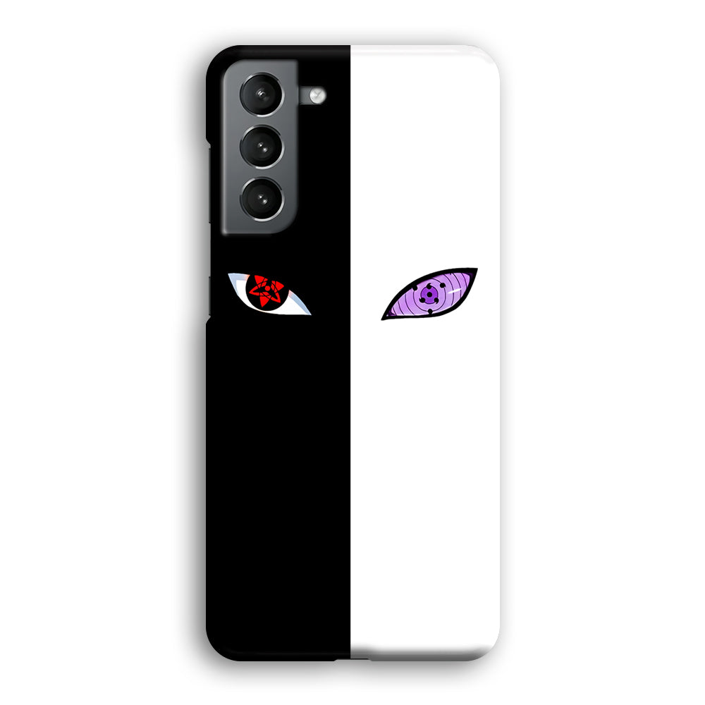 Sharingan Rinnegan Black White Samsung Galaxy S23 Plus Case-Phone Case-3D Case-Altracase