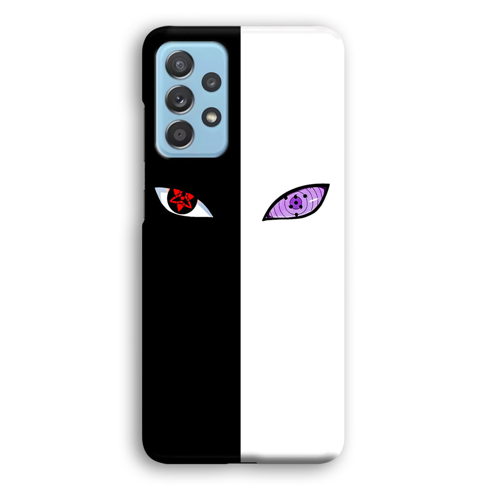 Sharingan Rinnegan Black White Samsung Galaxy A52 Case-Phone Case-3D Case-Altracase
