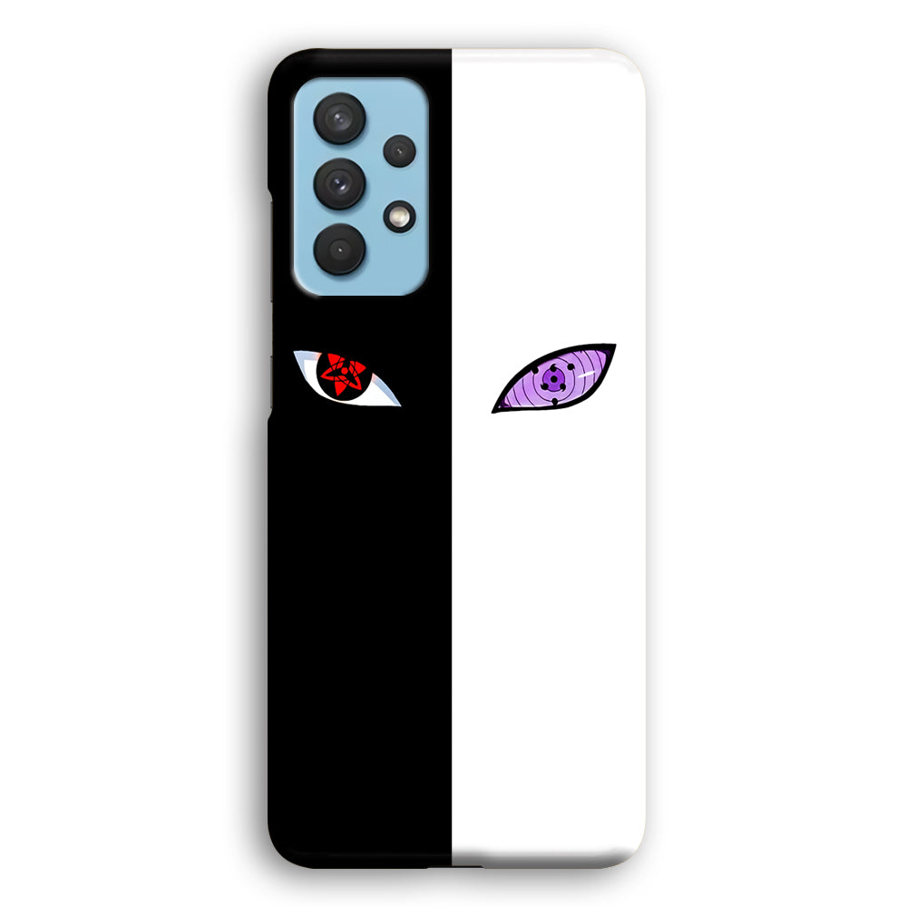 Sharingan Rinnegan Black White Samsung Galaxy A32 Case-Phone Case-3D Case-Altracase